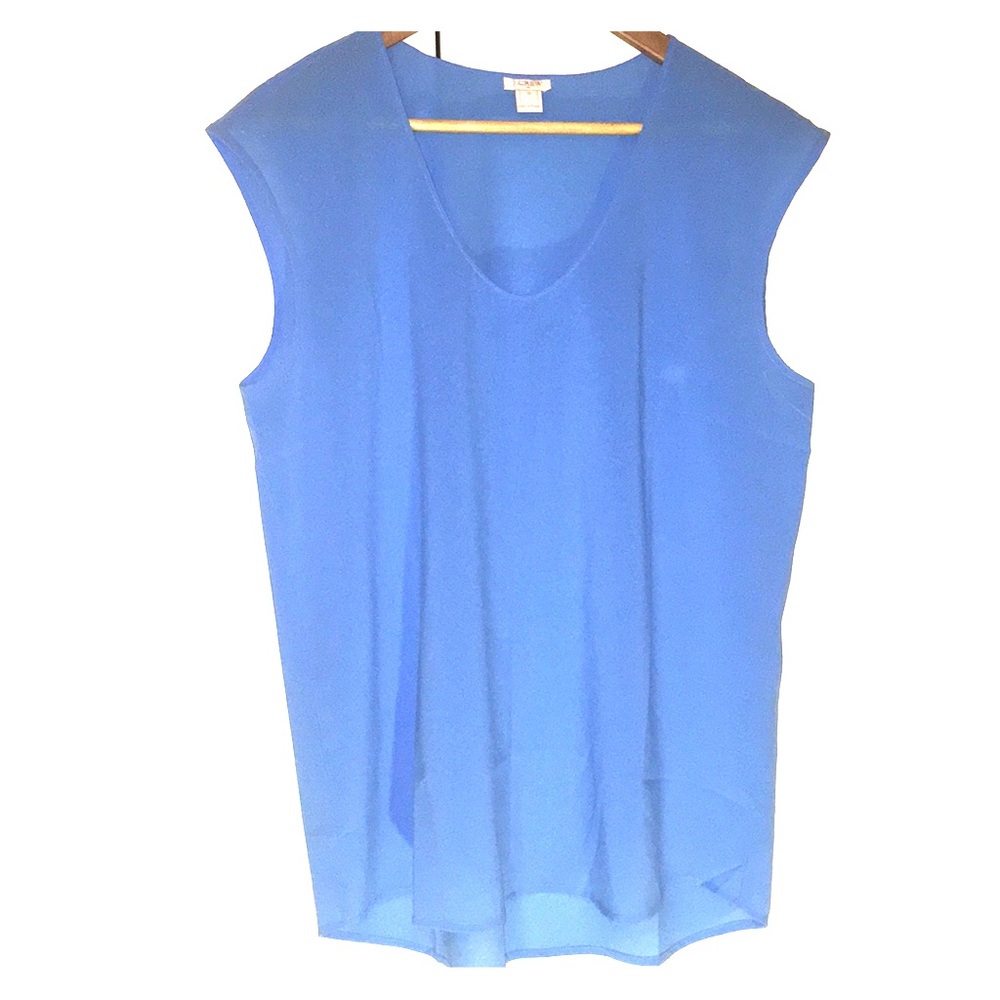 J. Crew Blue Dress Top